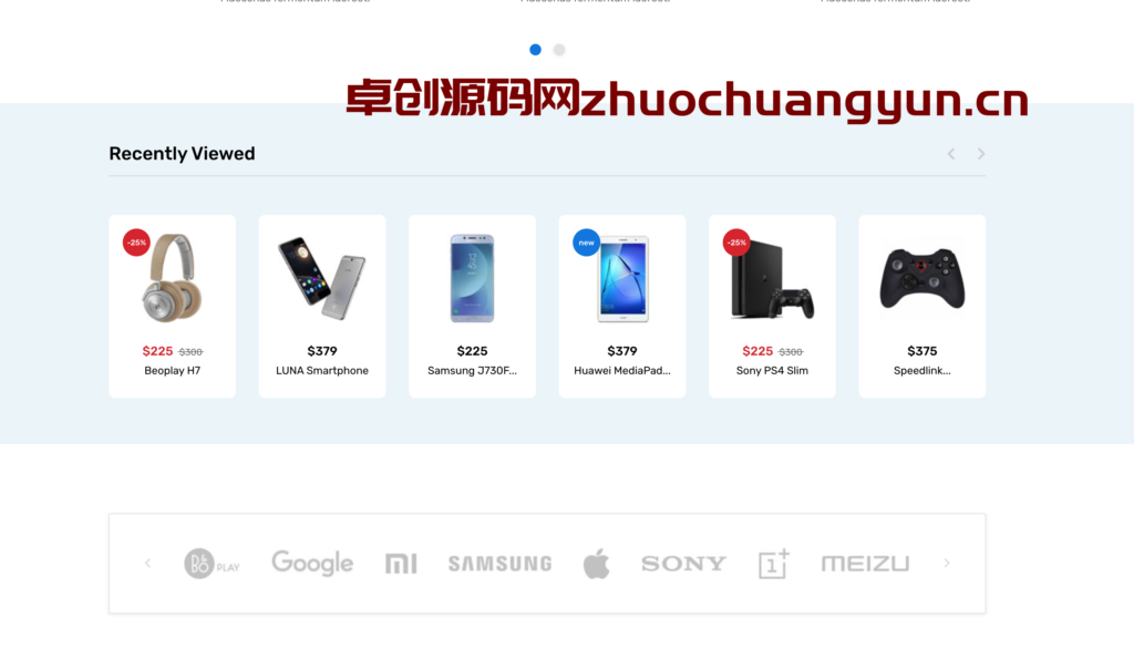 图片[5]-爆款颜值！浅蓝色响应式数码商城HTML模板下载｜Bootstrap开发｜168源码网推荐-168源码网-PHP网站源码模板,插件软件资源分享平台！