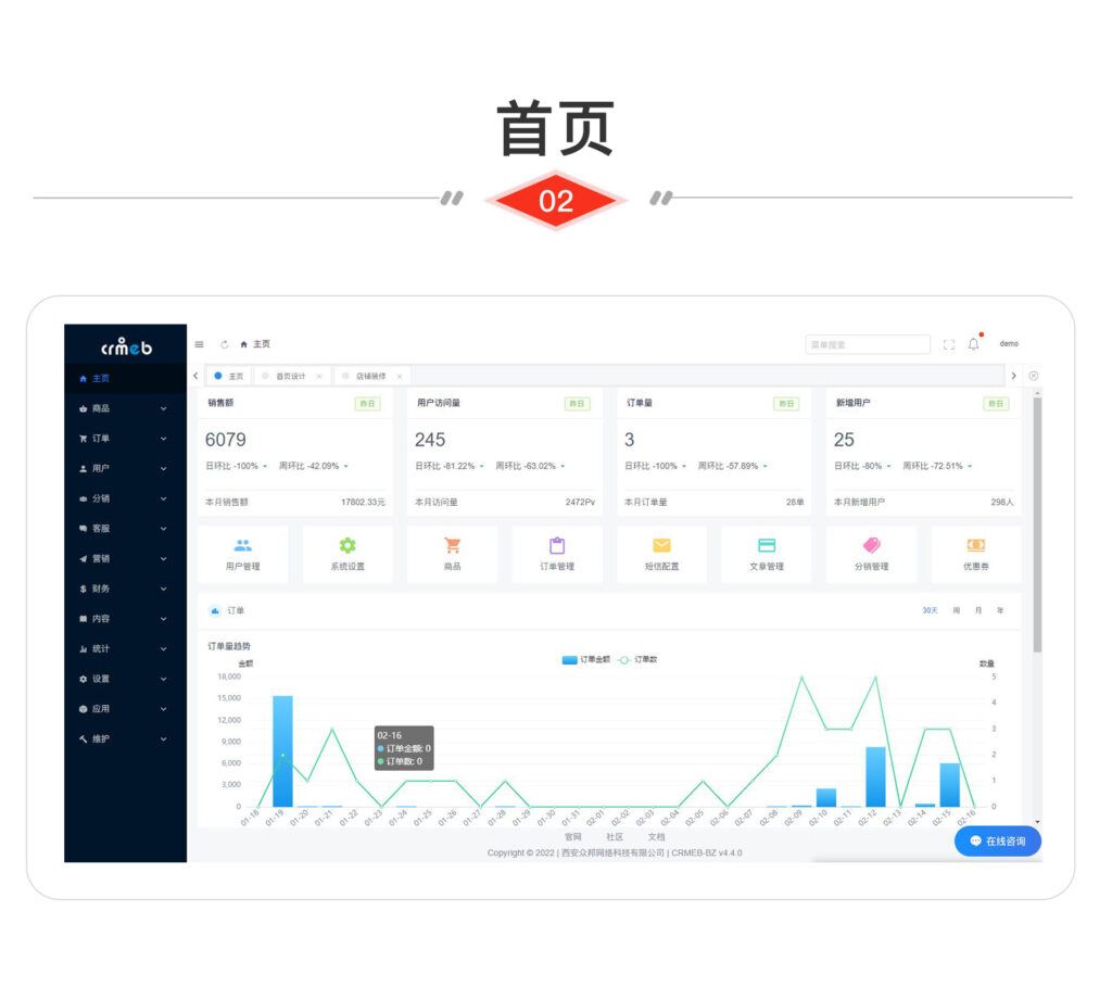 图片[3]-CRMEB V4.4标准版首发！PHP开源多端商城系统 支持公众号+小程序+H5+APP四端同步-168源码网-PHP网站源码模板,插件软件资源分享平台！
