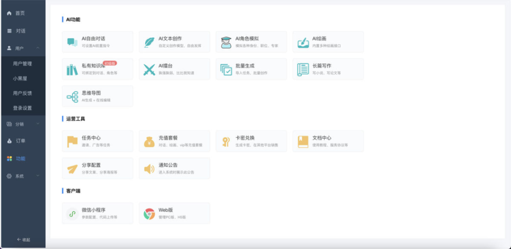 图片[5]-【168源码网】震撼上线！小狐狸ChatGPT智能聊天系统v2.7.6全开源PHP+Vue源码下载 – 支持16大AI模型，打造全能AI助手！-168源码网-PHP网站源码模板,插件软件资源分享平台！