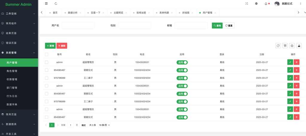 图片[2]-Layui后台管理系统模板下载-SummerAdmin高颜值管理端源码-168源码网-PHP网站源码模板,插件软件资源分享平台！