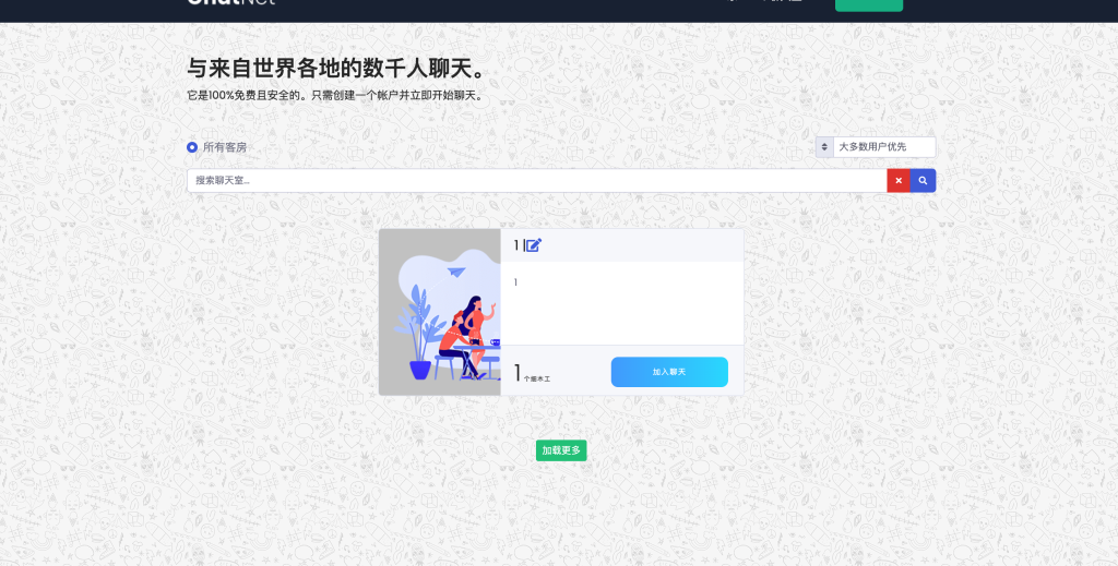图片[2]-公共聊天室系统源码下载-ChatNet汉化版-168源码网-PHP网站源码模板,插件软件资源分享平台！