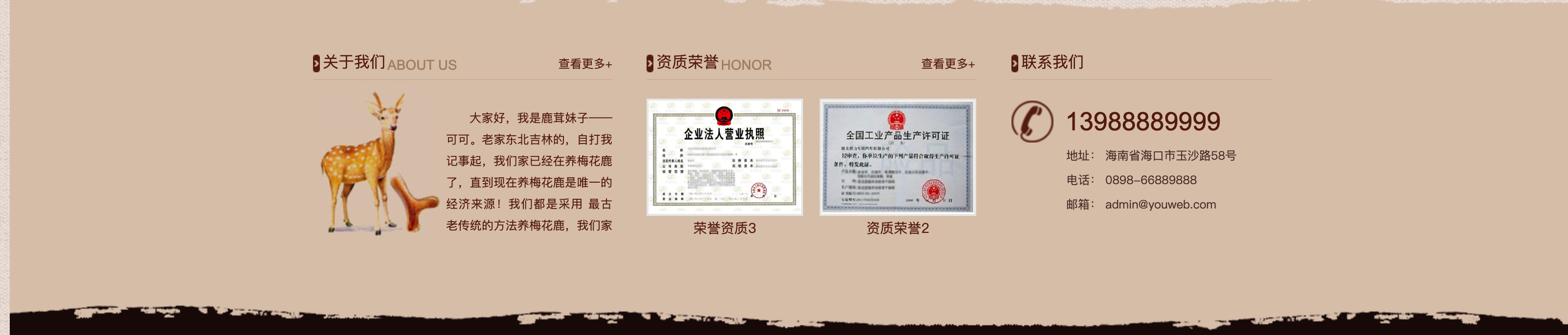 图片[3]-易优CMS滋补养生鹿茸保健品网站模板｜PC+手机自适应 带后台管理-168源码网-PHP网站源码模板,插件软件资源分享平台！