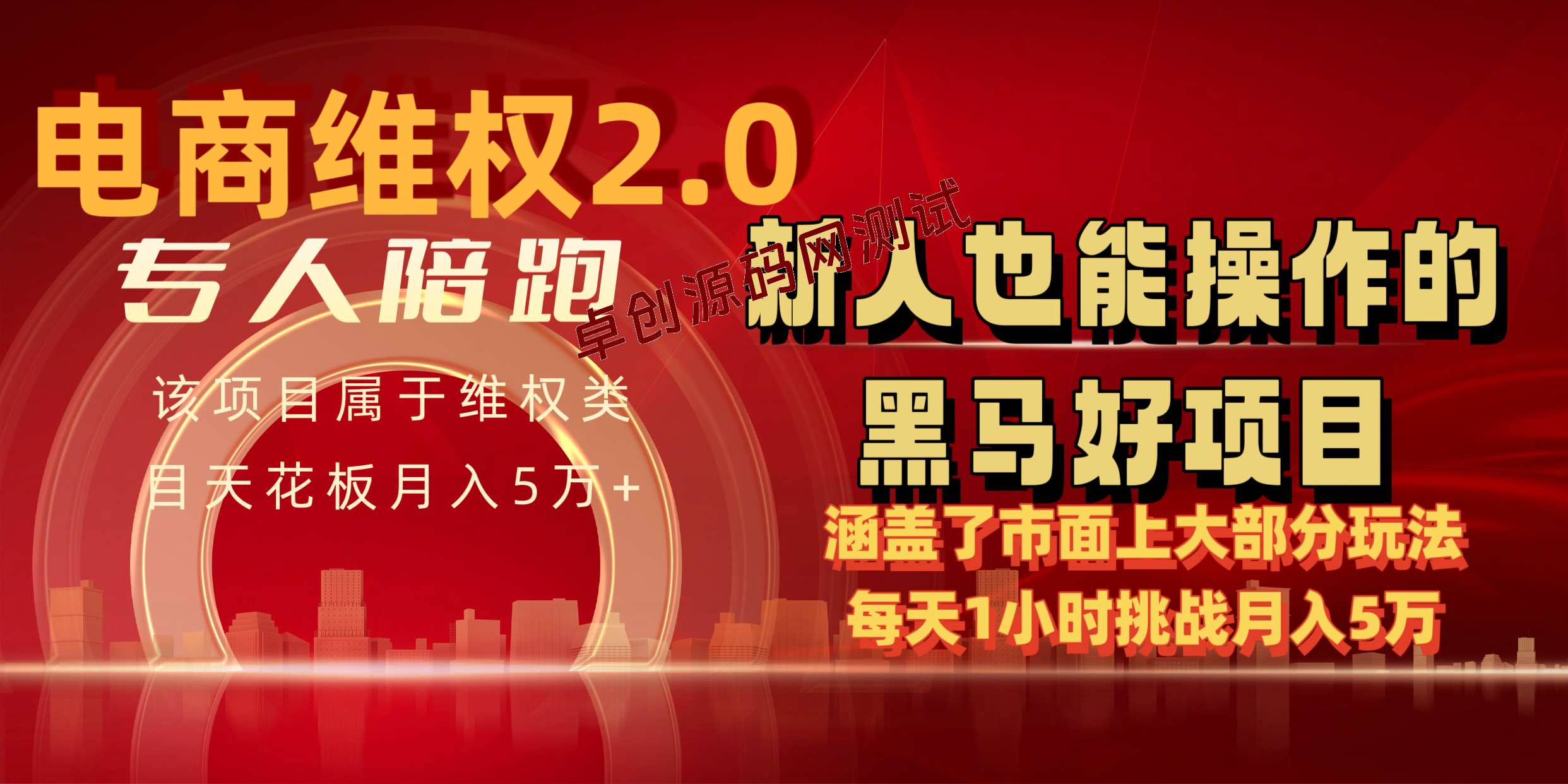 电商维权 4.0 如何做到月入 5 万+每天 1 小时新人也能快速上手【仅揭秘】-168源码网-PHP网站源码模板,插件软件资源分享平台！