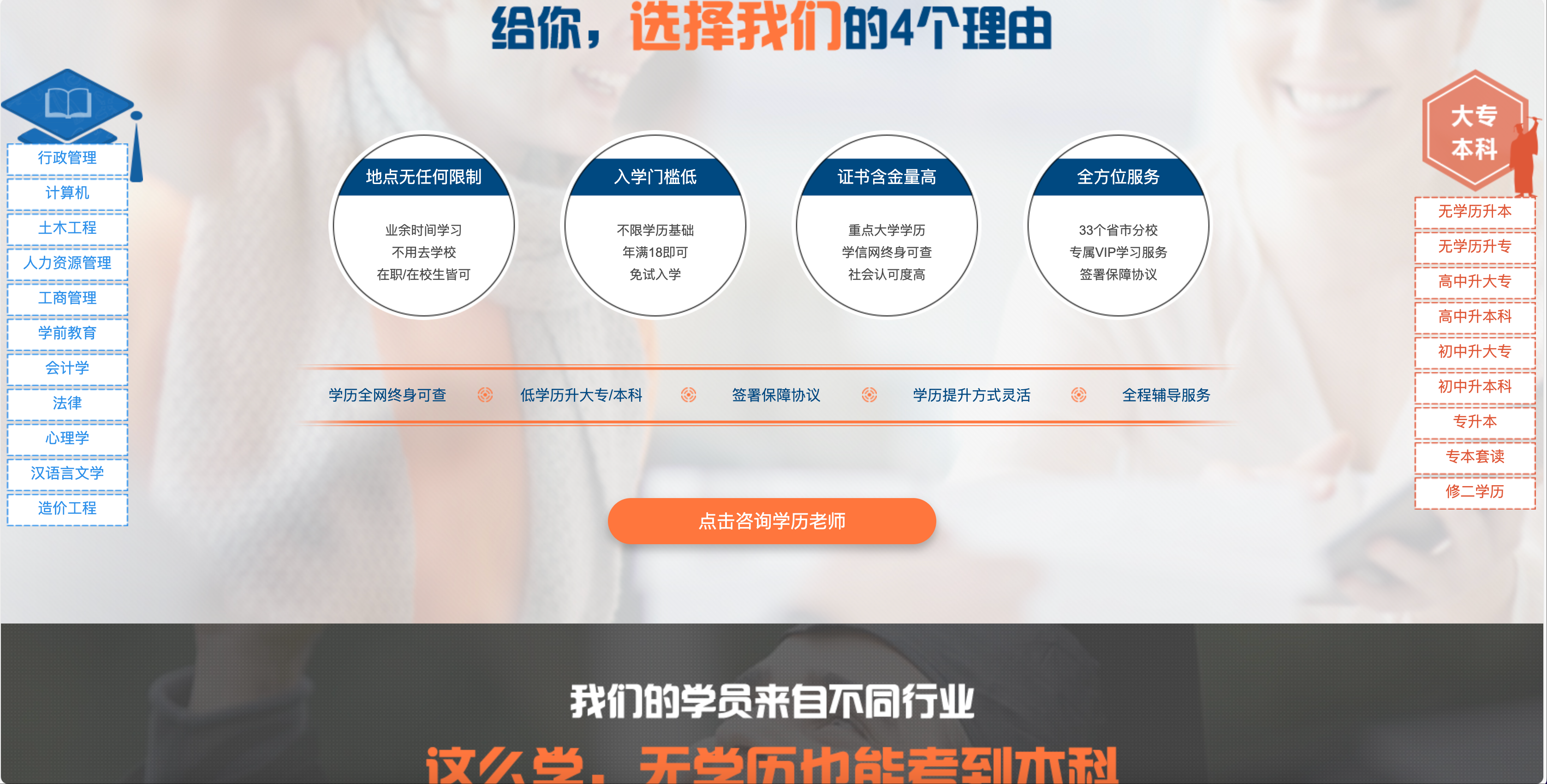 图片[9]-成人教育考试单页面模板下载-PbootCMS竞价落地页自适应源码【168源码网】-168源码网-PHP网站源码模板,插件软件资源分享平台！