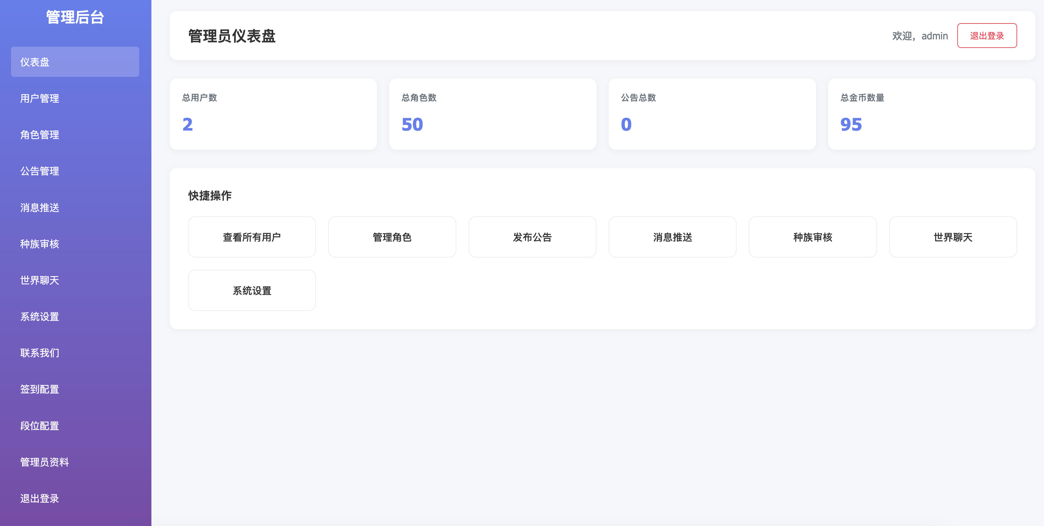 图片[4]-168源码网发布：文字游戏进化之路2.0二开完美版源码 – 带后台管理社交化文字MUD游戏｜PHP多人在线文字游戏系统｜种族系统+世界聊天-168源码网-PHP网站源码模板,插件软件资源分享平台！