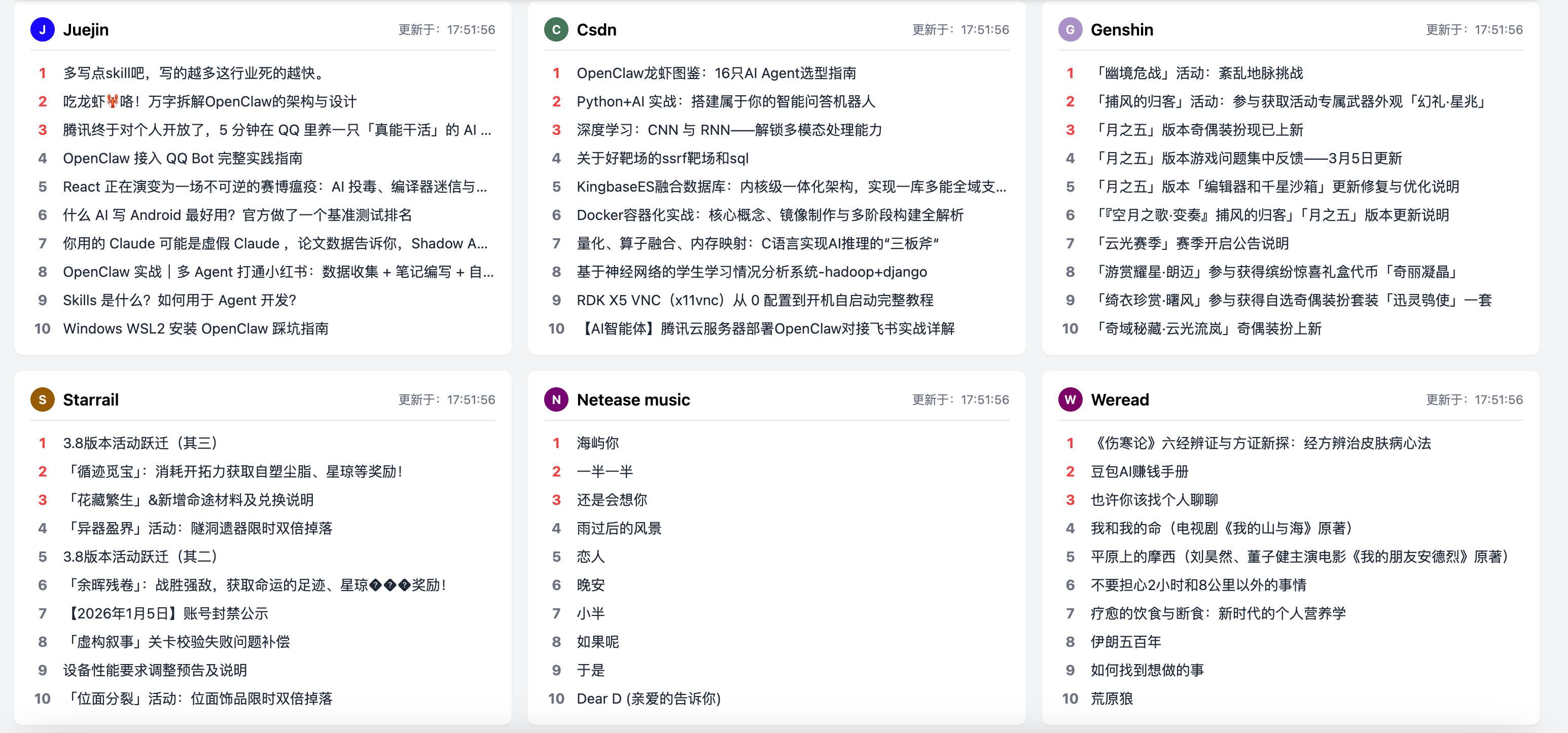 图片[3]-168源码网发布：搜聚合网站源码全功能完整版｜无需数据库PHP热搜聚合工具｜多平台实时热搜与天气导航站解决方案