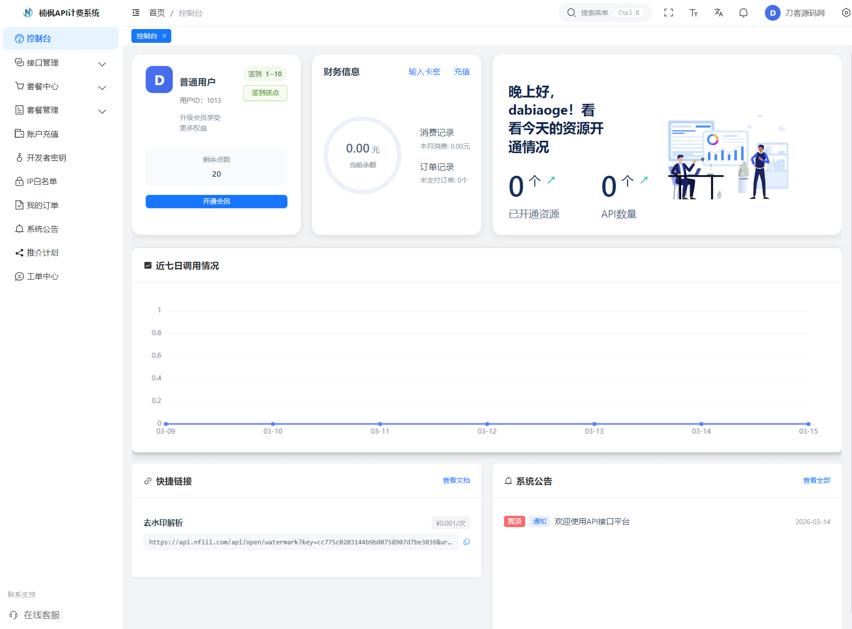 168源码网发布：2026全新UI解析计费系统源码｜Java+Vue3前后端分离商业级API管理平台｜支持接口轮询与推介分润解决方案-168源码网-PHP网站源码模板,插件软件资源分享平台！