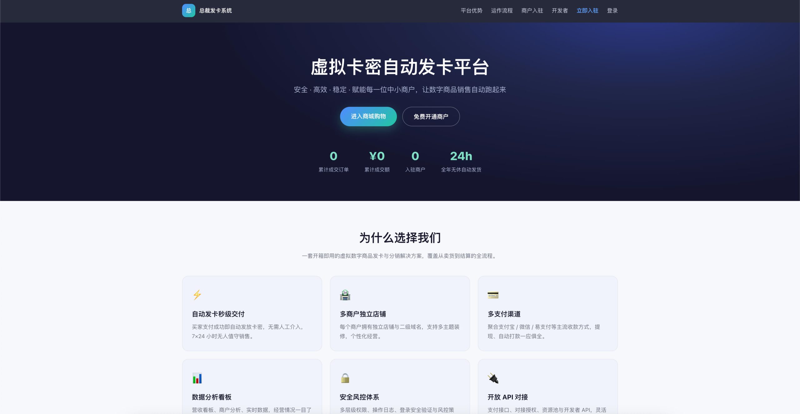 自动发卡系统源码：多商户入驻与卡密自动发货-168源码网-PHP网站源码模板,插件软件资源分享平台！