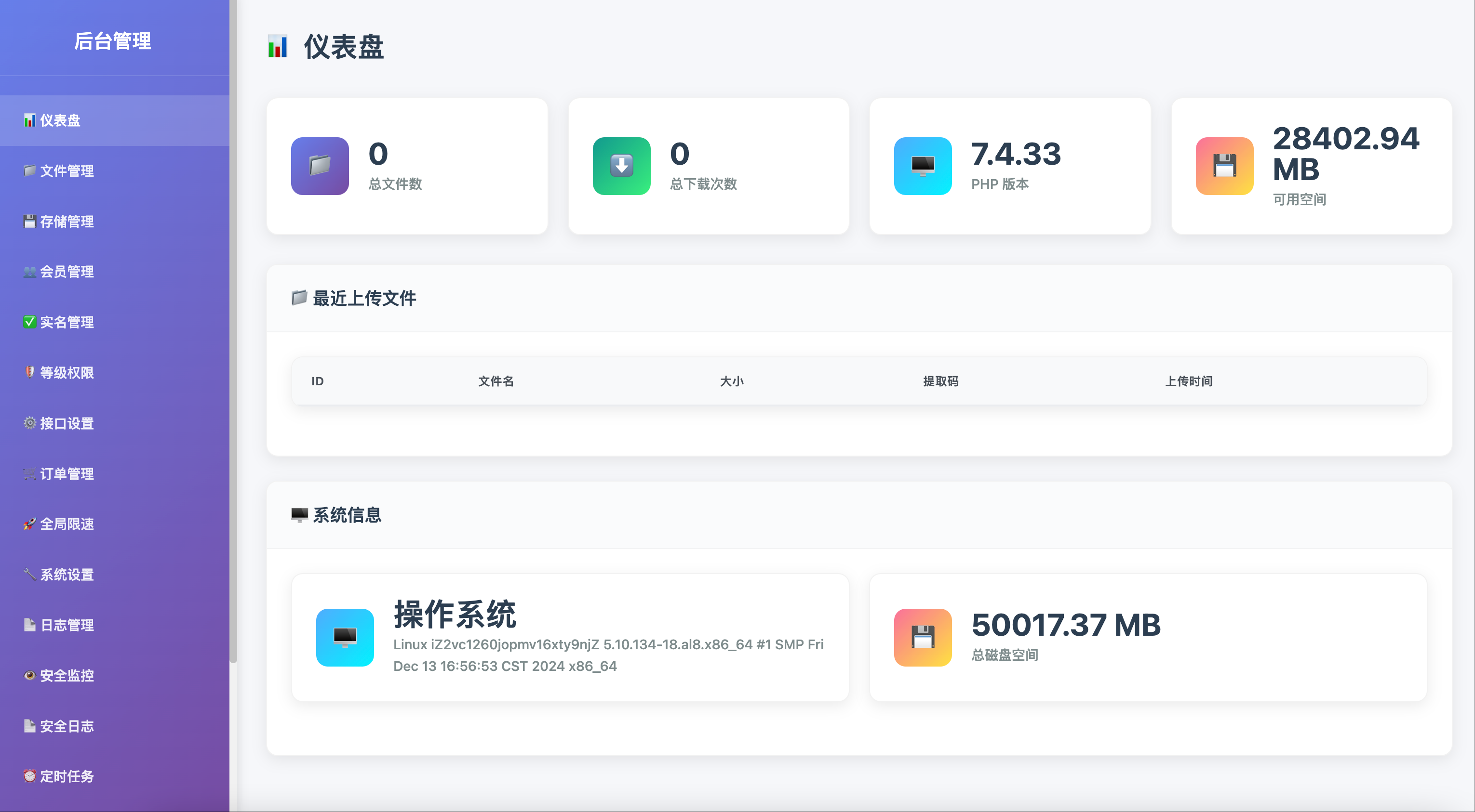 图片[3]-临时文件快传系统源码下载-全开源PHP分片上传WEBDAV存储 | 168源码网