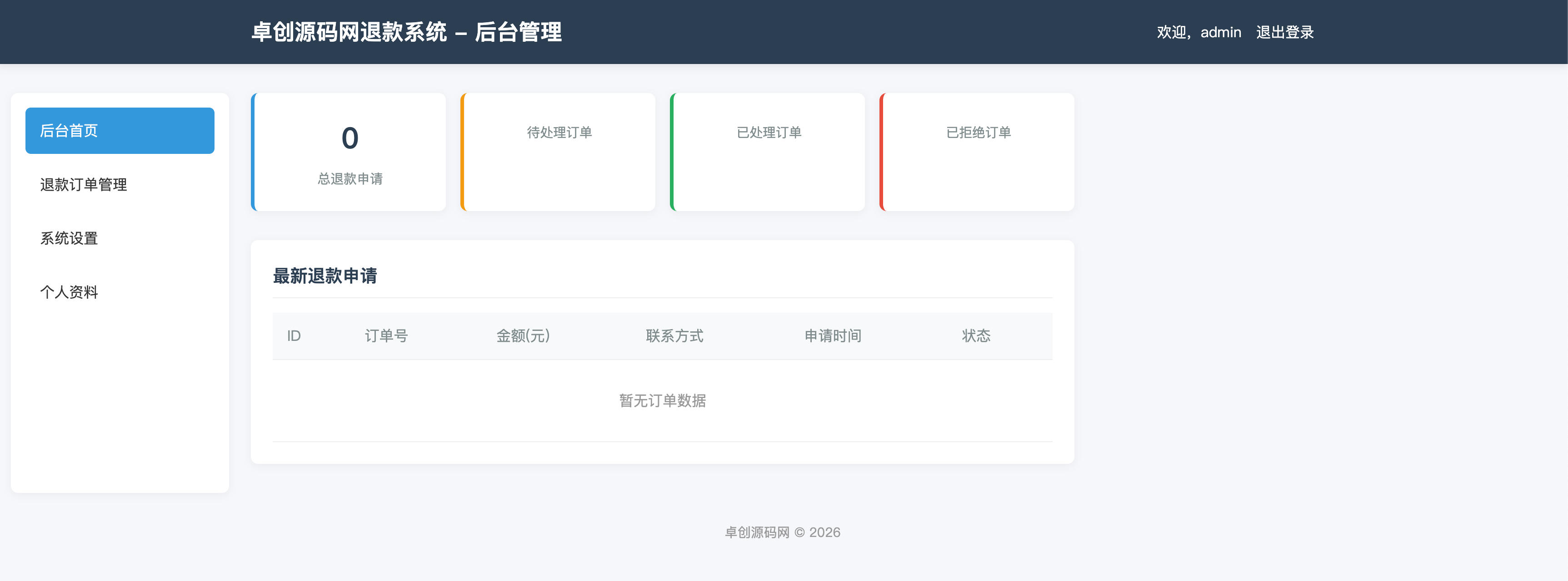 图片[3]-168源码网发布：虚拟产品退款系统带后台无加密版 - 虚拟商品退款管理解决方案｜开源无加密代码｜站长退款处理工具