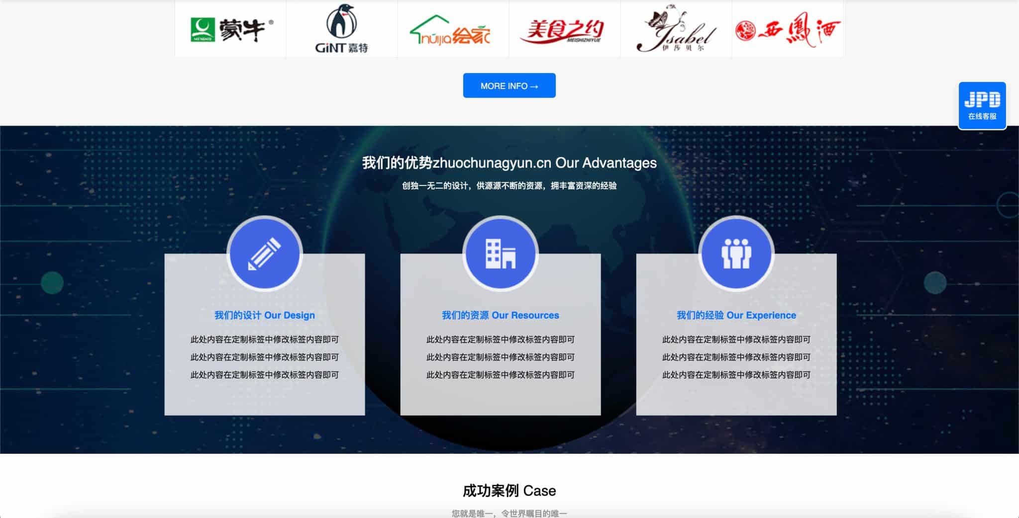 图片[2]-店铺代运营网站模板下载-网店托管企业建站源码 | 168源码网