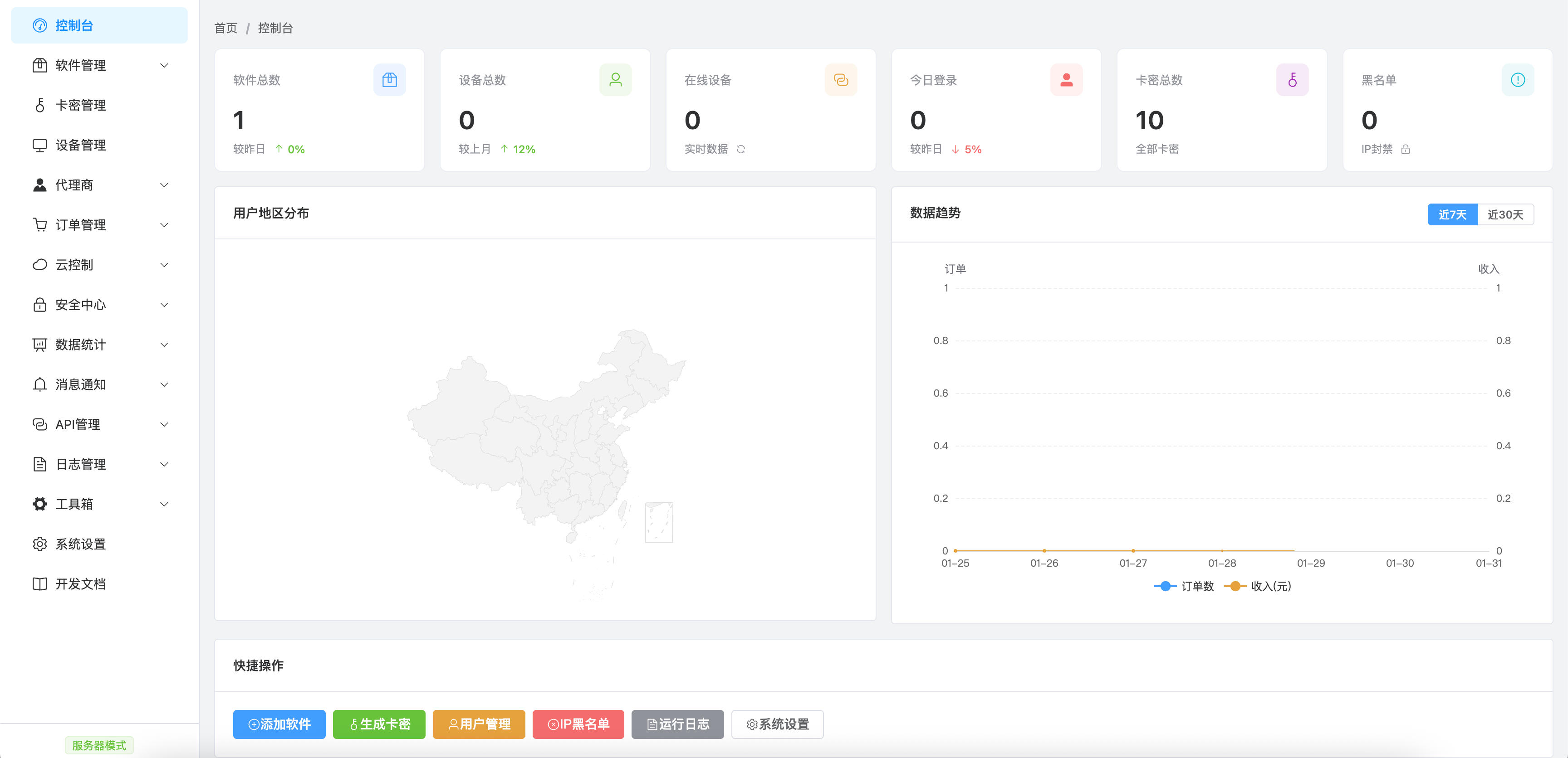 图片[3]-鼠大侠授权系统源码 V2.0（多软件卡密授权与设备绑定） | 168源码网