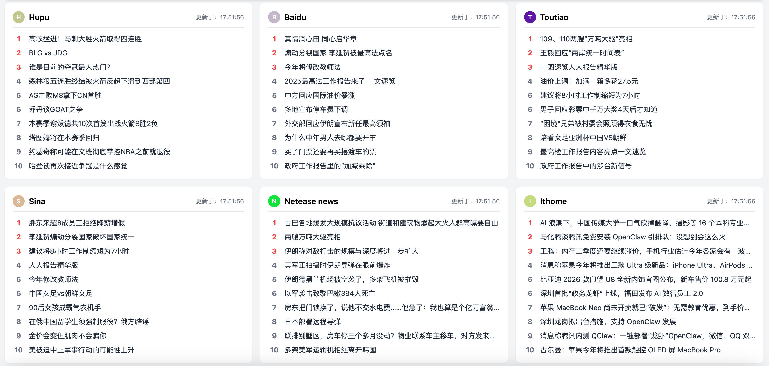 图片[2]-168源码网发布：搜聚合网站源码全功能完整版｜无需数据库PHP热搜聚合工具｜多平台实时热搜与天气导航站解决方案