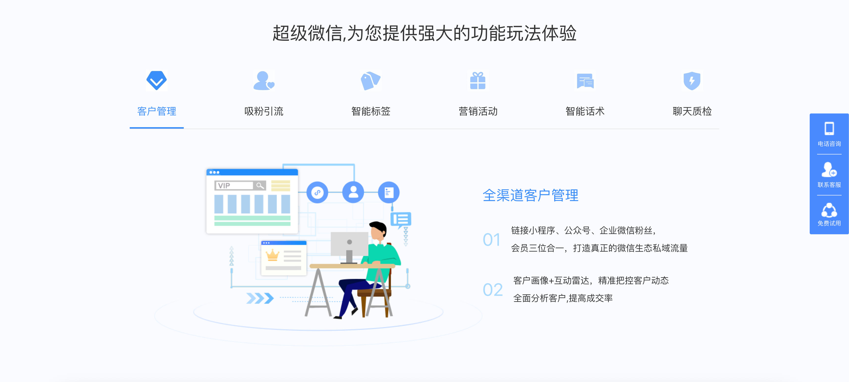图片[2]-168源码网发布：企业微信管理系统独立版企微魔盒 - 全功能客户管理与营销引流系统｜聊天记录存档与员工管理平台｜企业微信第三方集成解决方案